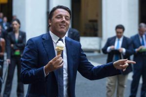 Matteo Renzi gelato Grom