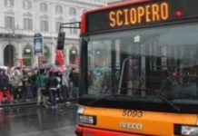 Trasporto pubblico fermo l’8 novembre: garantito il 30% del personale in servizio