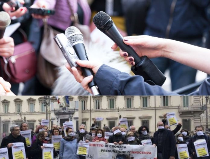Flash Mob Giornalistico a Roma