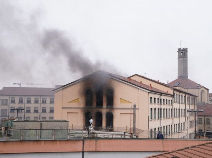 Incendio a San Vittore
