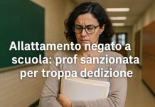 Allattamento negato a scuola: prof sanzionata per troppa dedizione
