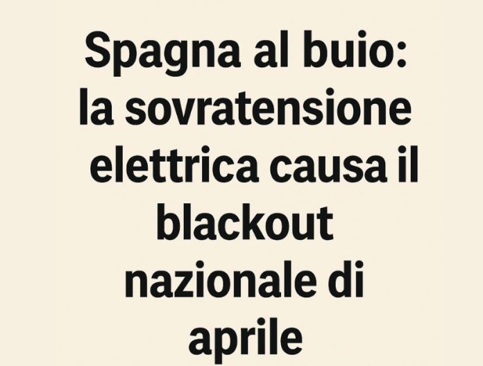 blackout Spagna