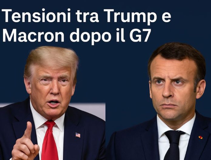 scontro G7 Trump Macron