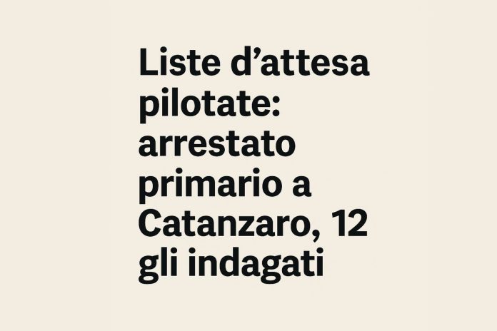 liste d'attesa Catanzaro