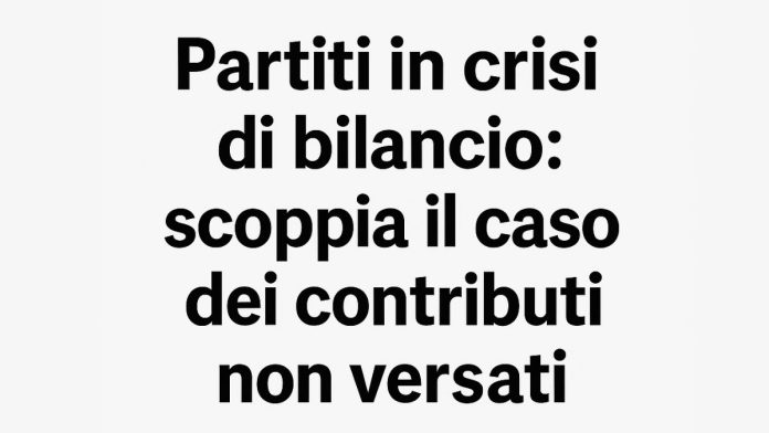 quote non versate dai parlamentari