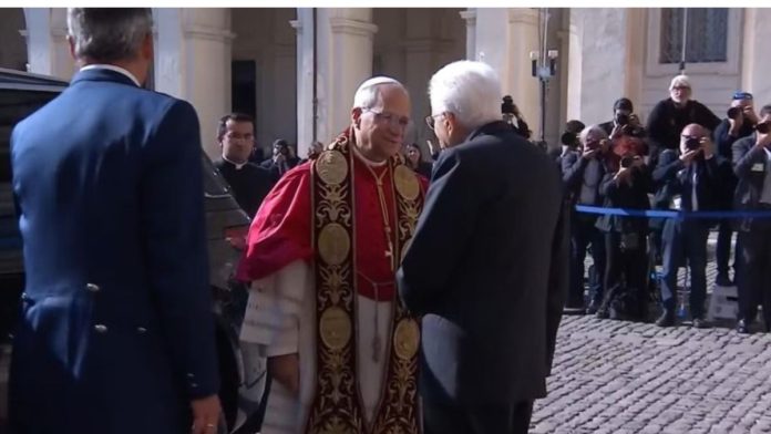 Papa Leone XIV, Quirinale, Mattarella