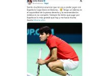Alcaraz rinuncia alla Coppa Davis per infortunio Alcaraz Coppa Davis