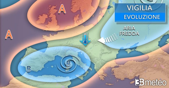 ciclone di Natale Italia