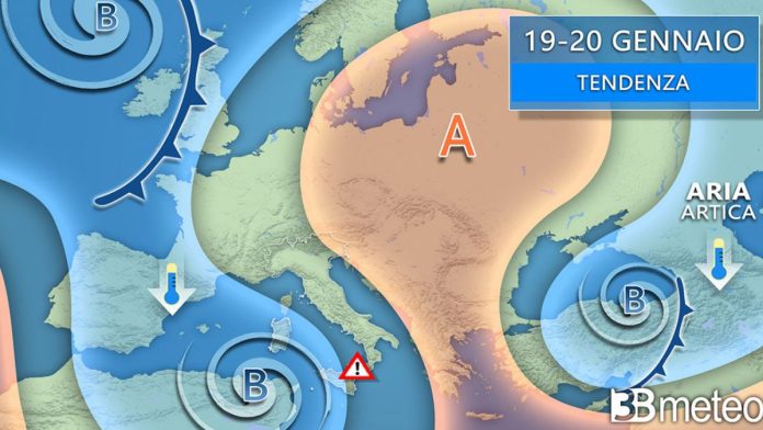 ciclone mediterraneo Italia maltempo
