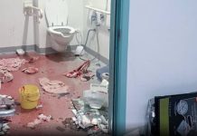 Schiavonia, paziente devasta il pronto soccorso: paura tra medici e infermieri